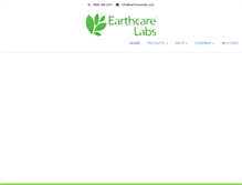 Tablet Screenshot of earthcarelabs.com